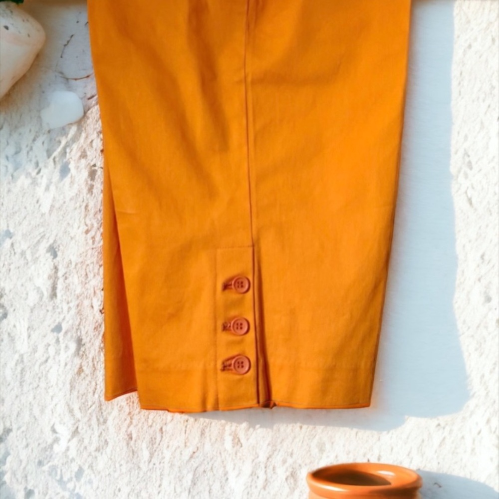 Monroe & Main Orange Capris - Picture 8 of 11